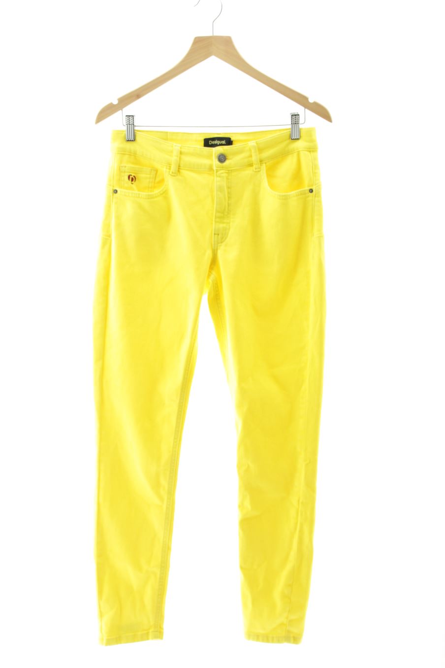 Jeans de Desigual de la talla 38, de color giallo