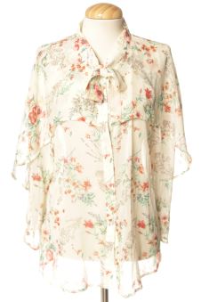 Blusa de manga larga XL Mango