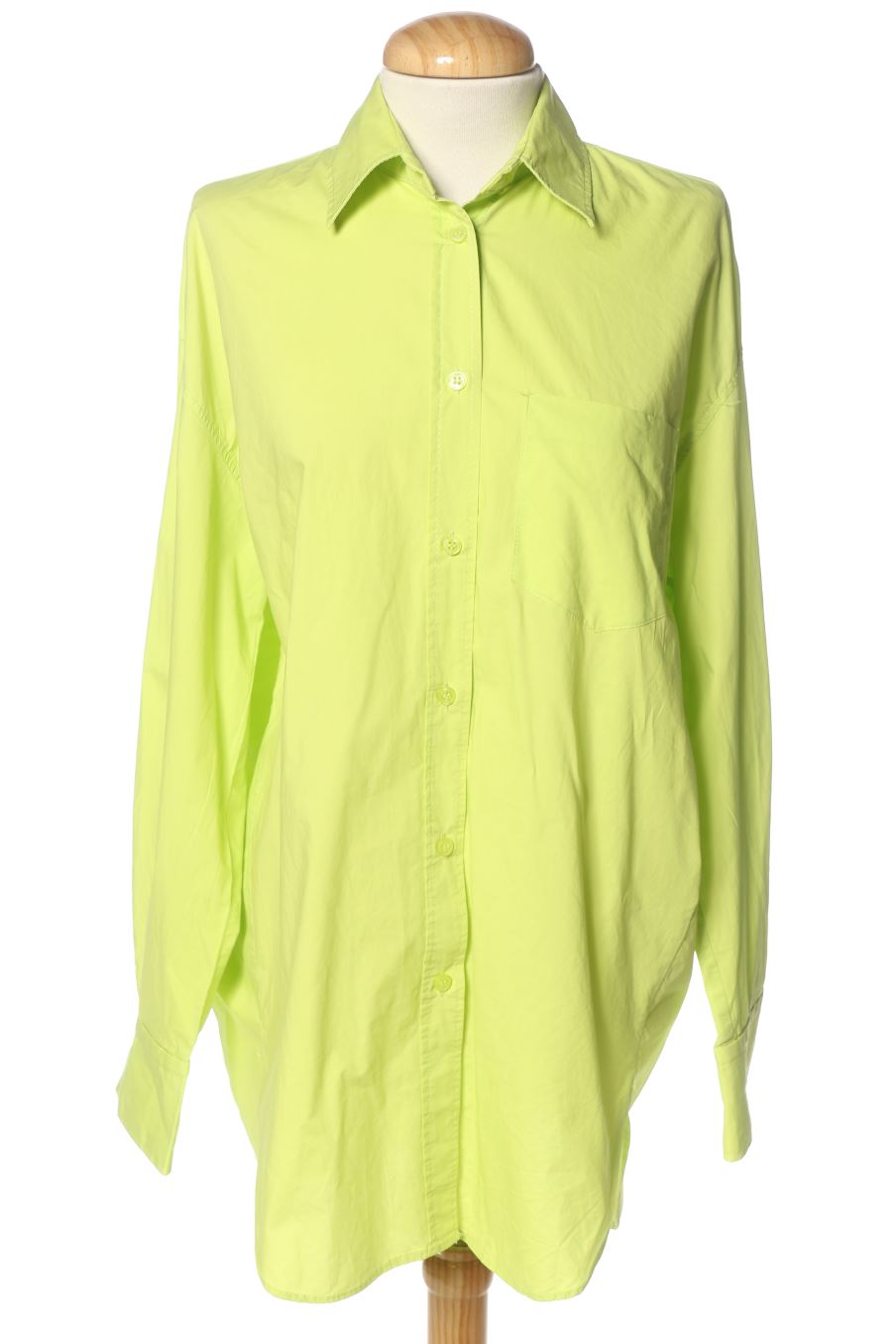 Camisa de Zara de la talla XS, de color amarillo