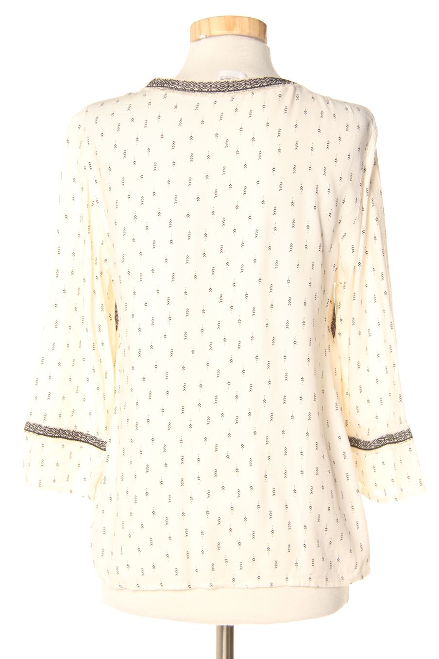 Blouse à manches longues Pull & Bear de la taille S, de couleur beige