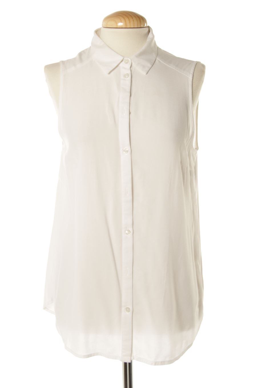 Camisa sin mangas de H&M de la talla 36, de color blanco