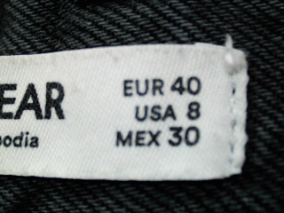 Vaqueros de Pull & Bear de la talla 40, de color gris de ropa vaquera