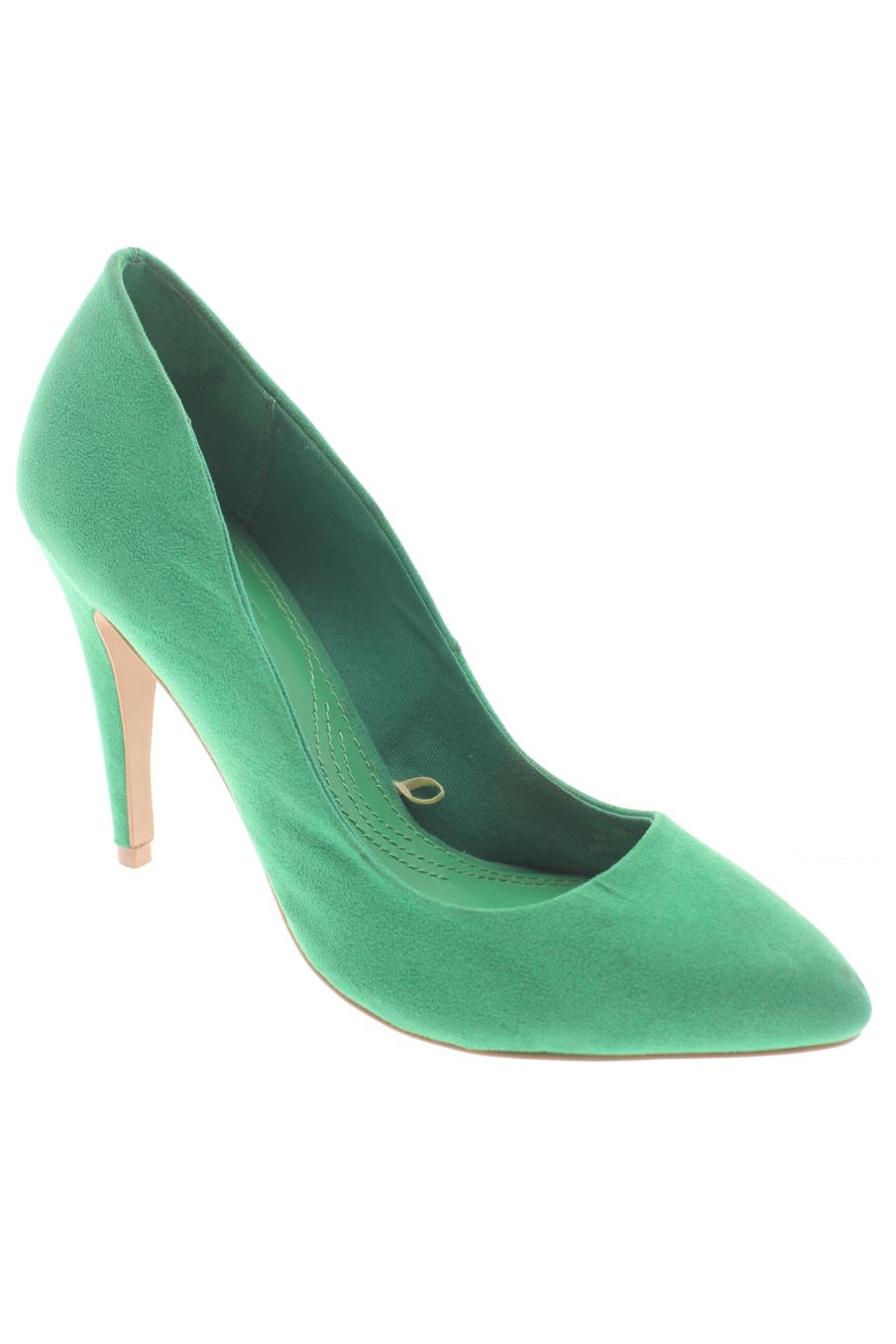 Zapatos de tacon de Trafaluc de la talla 39, de color verde de
