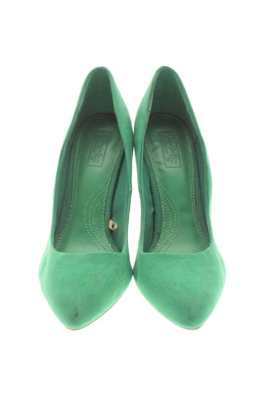 Zapatos de tacon de Trafaluc de la talla 39, de color verde de