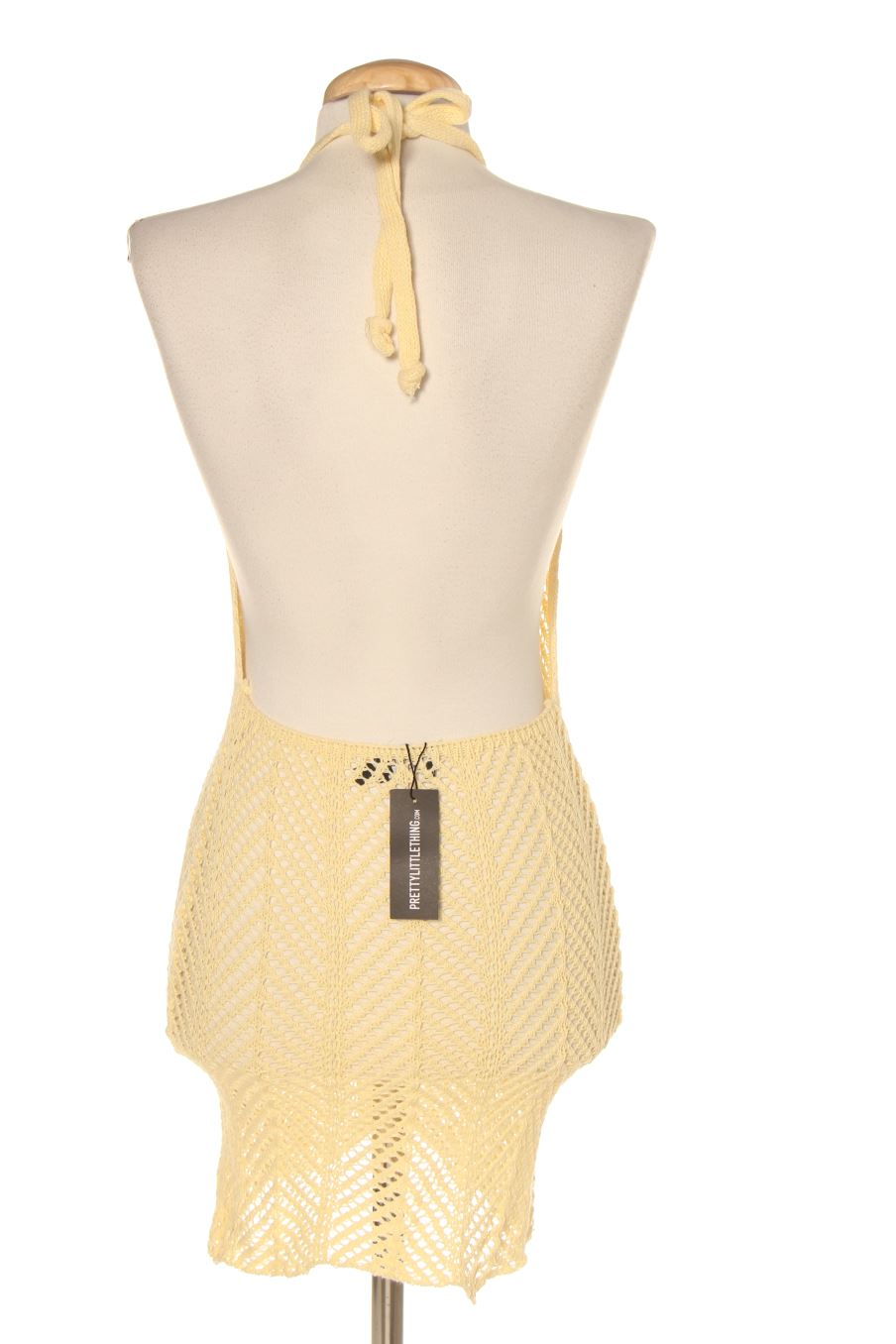 Vestido casual de PRETTYLITTLETHING de la talla XS, de color amarillo