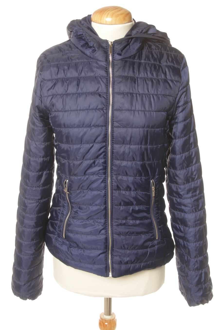 Blouson Stradivarius de la taille XS, de couleur bleu
