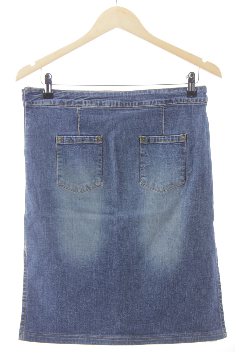 Jupe Trafaluc de la taille 40, de couleur bleu de denim