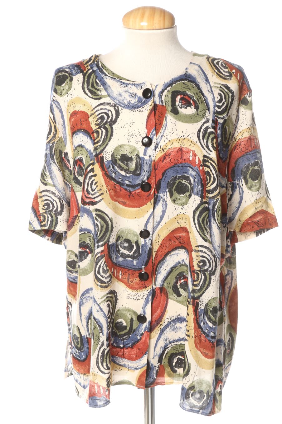 Blouse à manches courtes St Michael`s de la taille 42, de couleur imprimés
