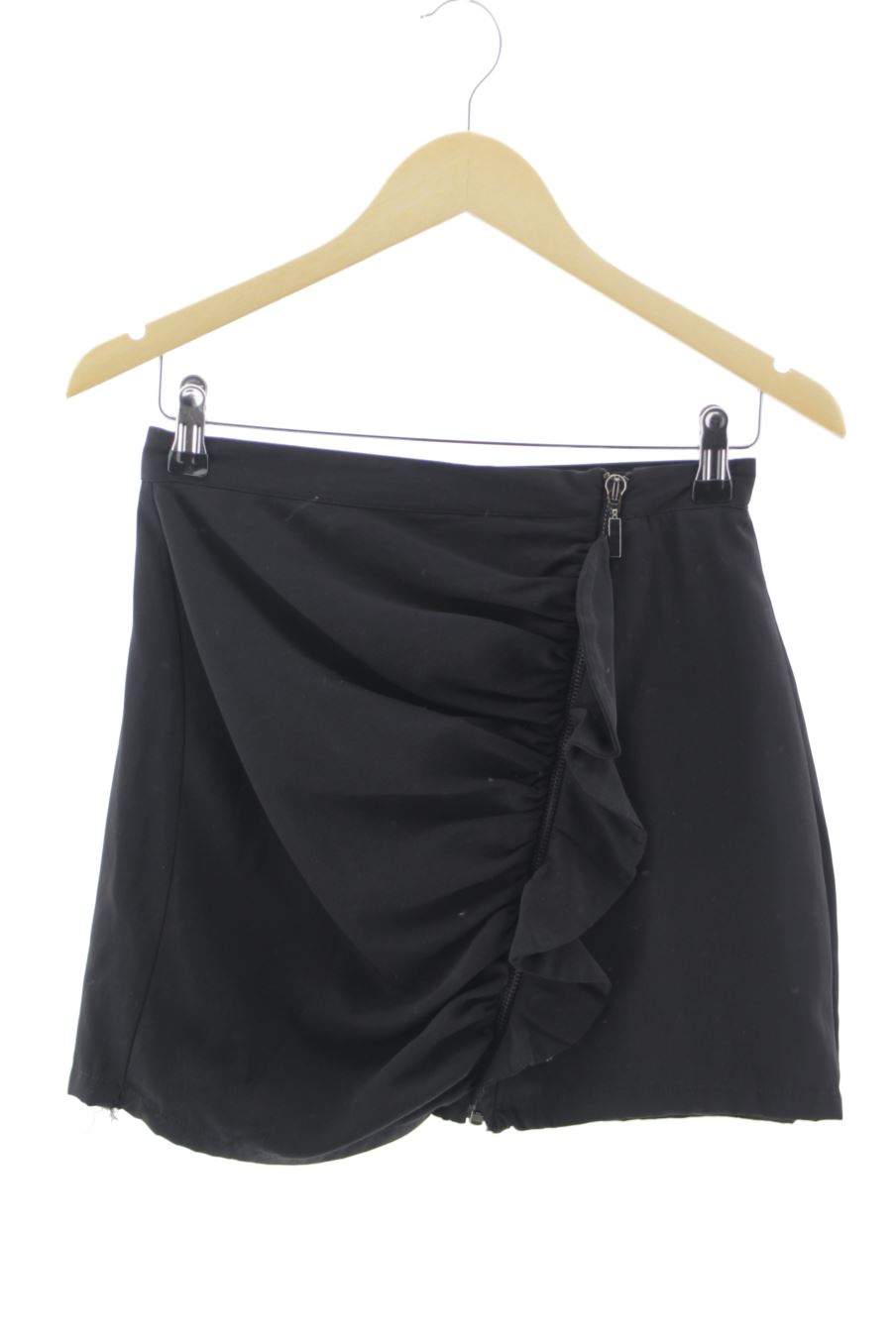 Falda de Zara de la talla XS, de color negro