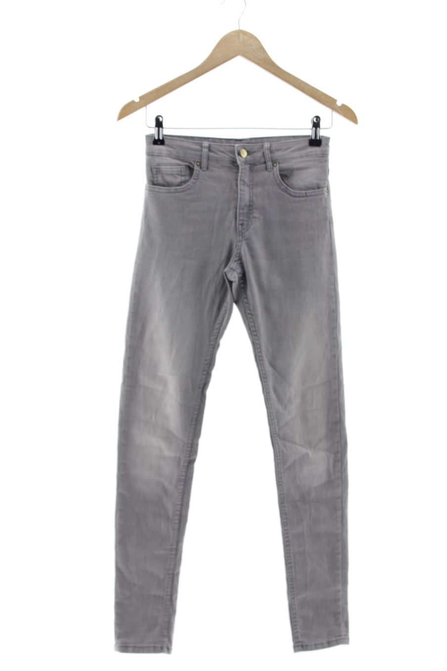 Jeans von H&M Größe 34, Farbe Grau, aus Jeanskleidung für