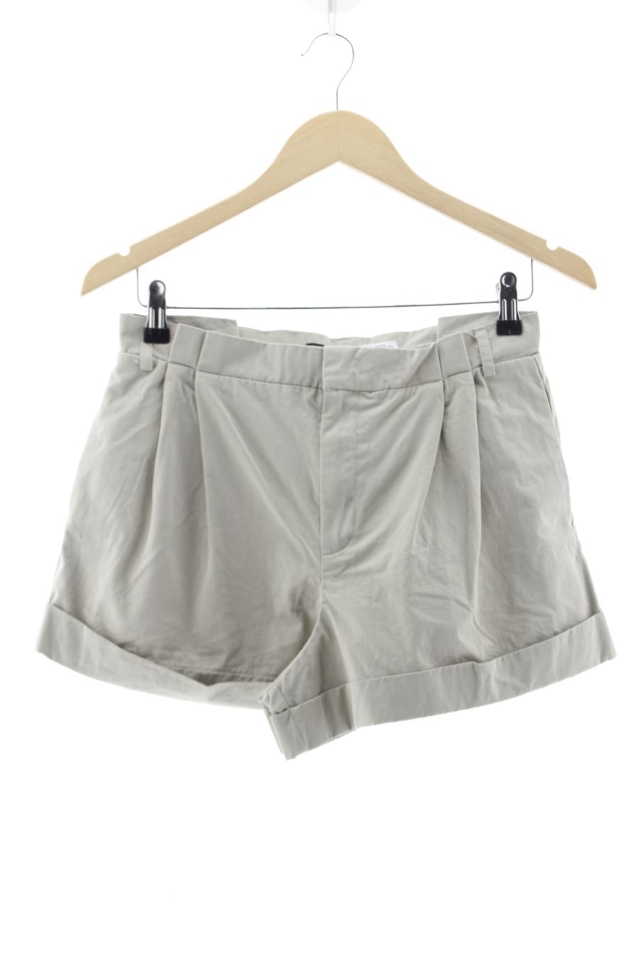 Pantalón corto de Zara de la talla XS, de color beige