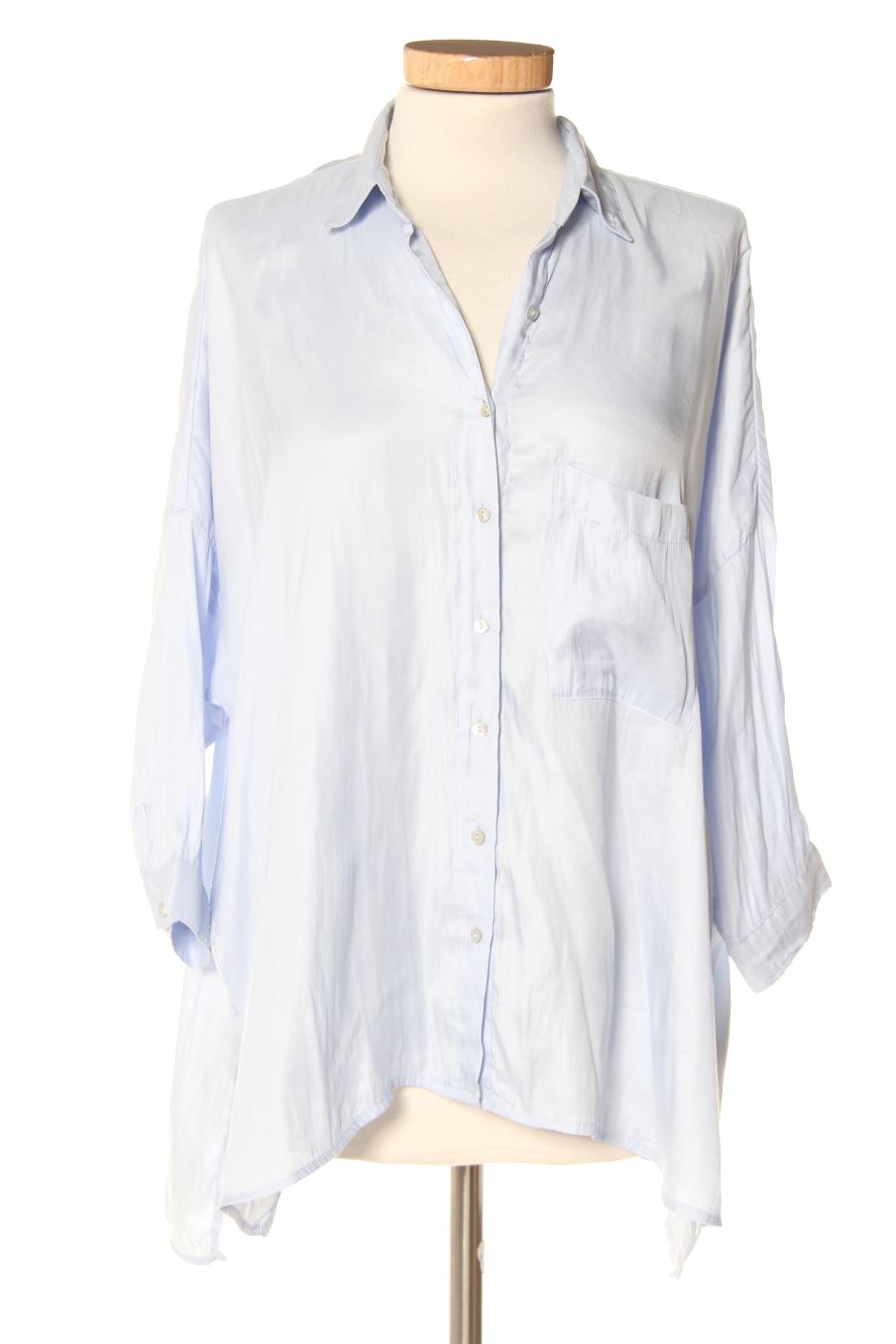 Camisa de Zara de la talla S, de color azul