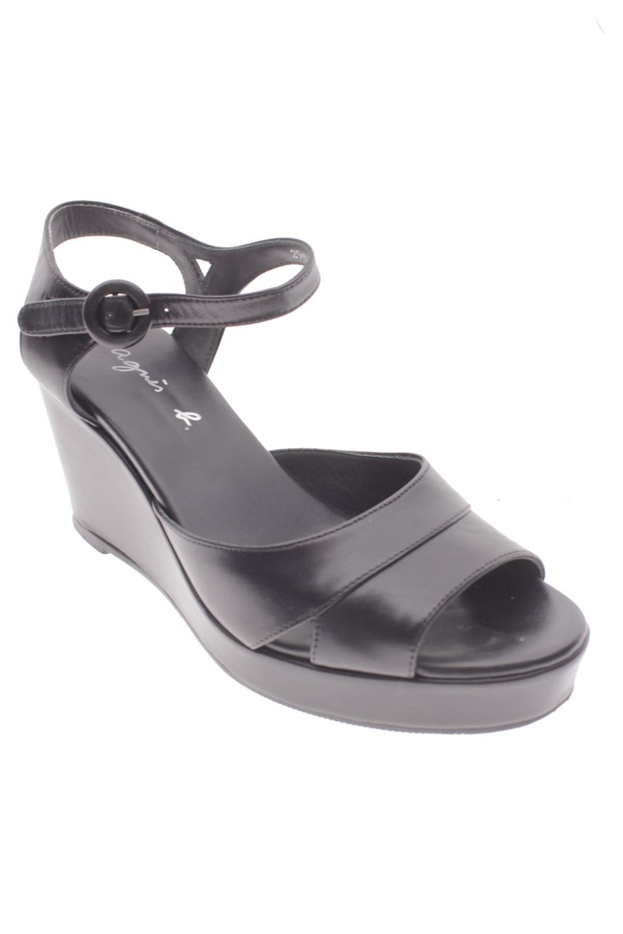 Plataformas de Agnès b. de la talla 38, de color negro de