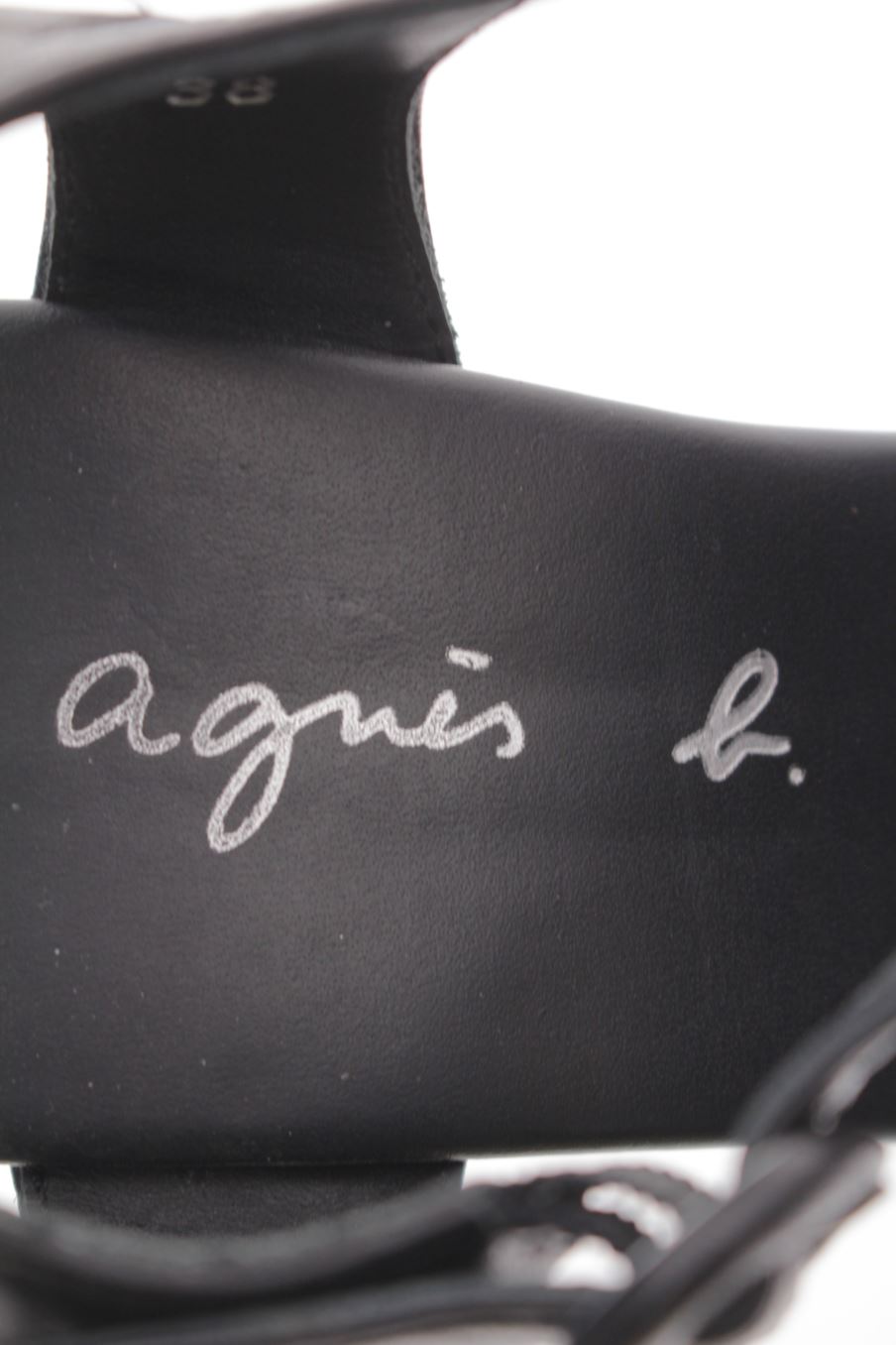 Plataformas de Agnès b. de la talla 38, de color negro de