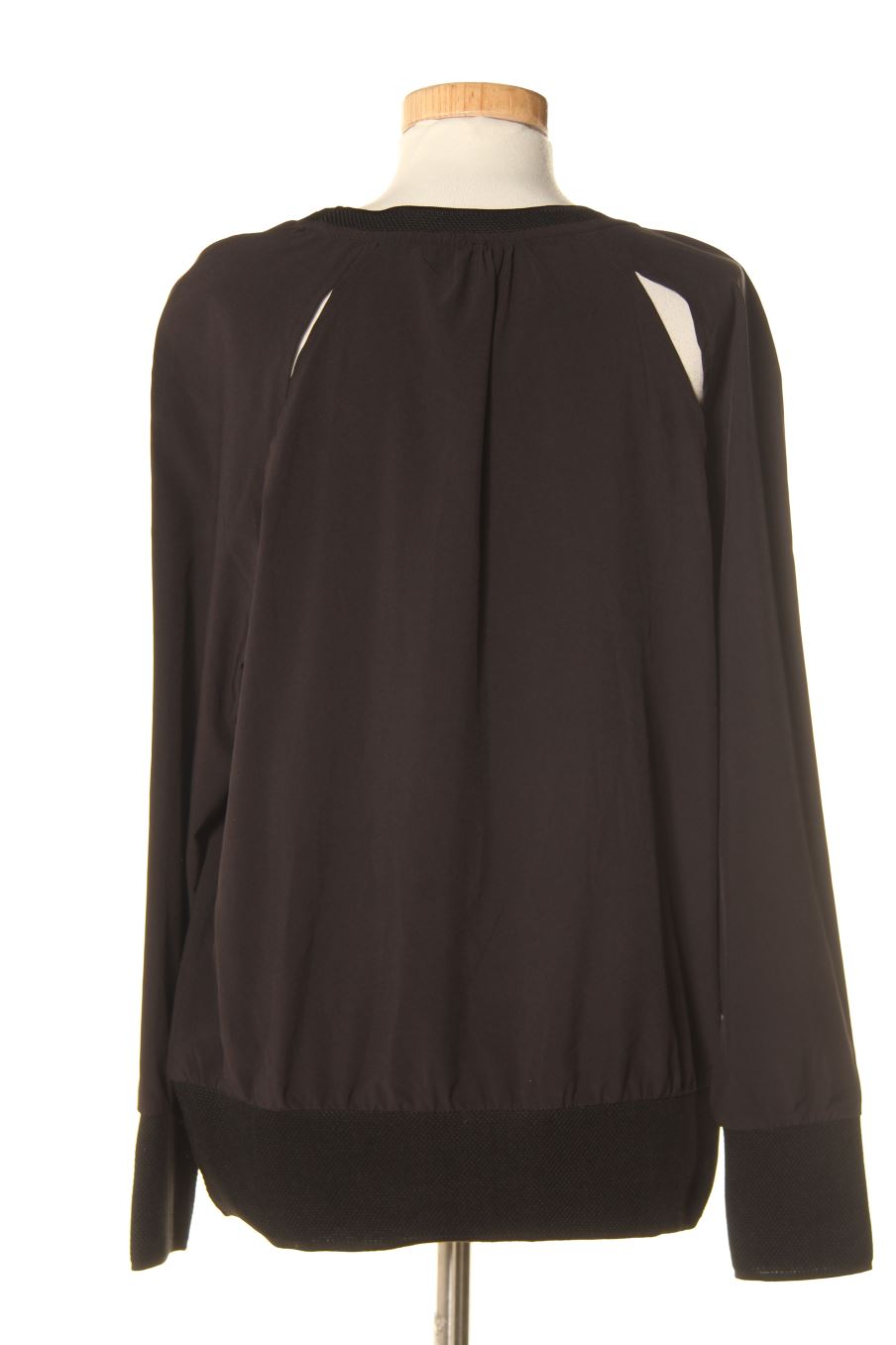 Langärmelige Bluse von Fabletics Größe S, Farbe Schwarz, für