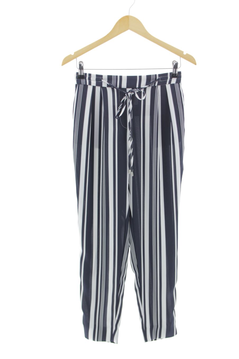 Pantalón Casual de Zara de la talla XS, de color rayas