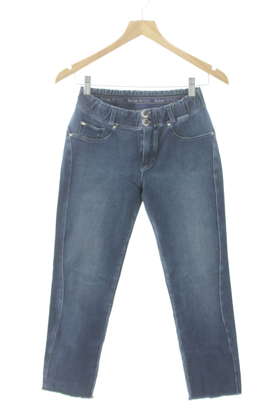 Jeans salsa de la taille M, de couleur bleu marine de denim