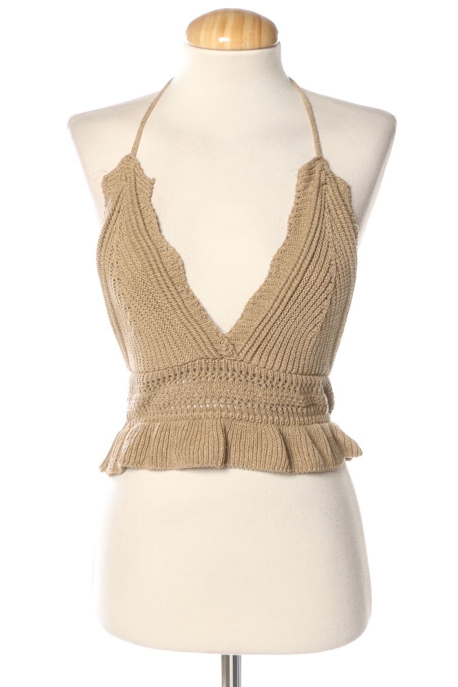 Top PERCENTIL de la taille XS, de couleur beige