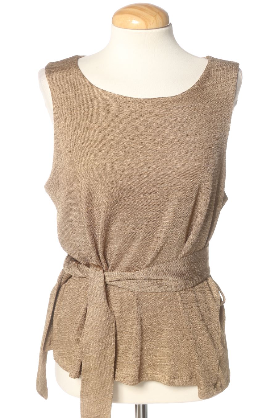 Top de MANGO SuiT de la talla XS, de color dorato