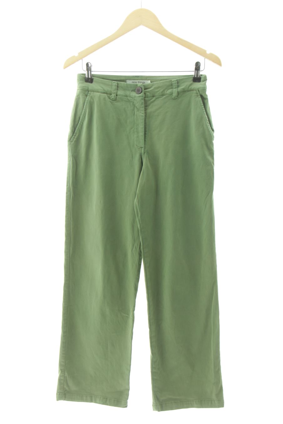 Pantaloni de Nice Things By Paloma S. de la talla 36, de color verde