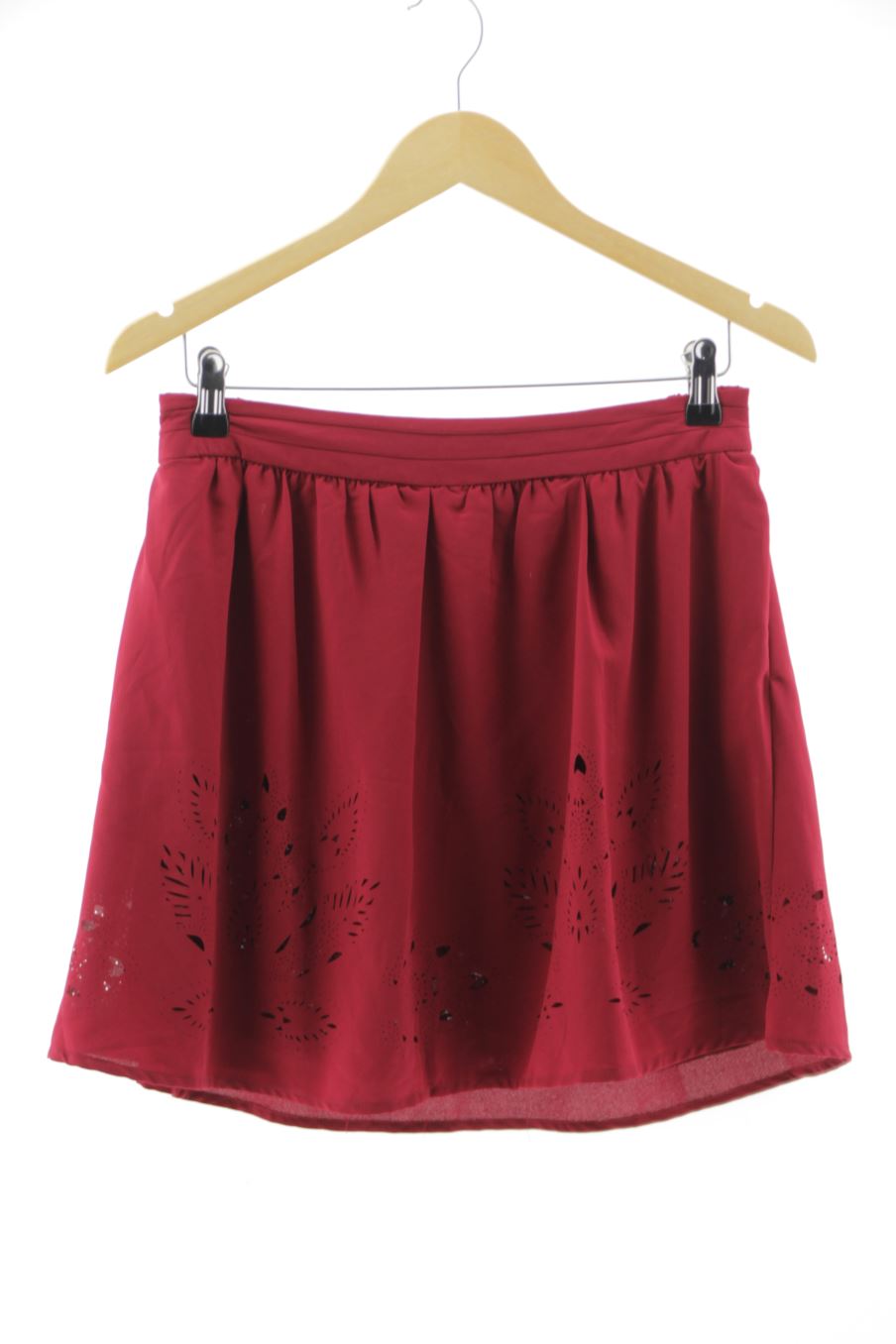 Jupe Stradivarius de la taille M, de couleur bordeaux