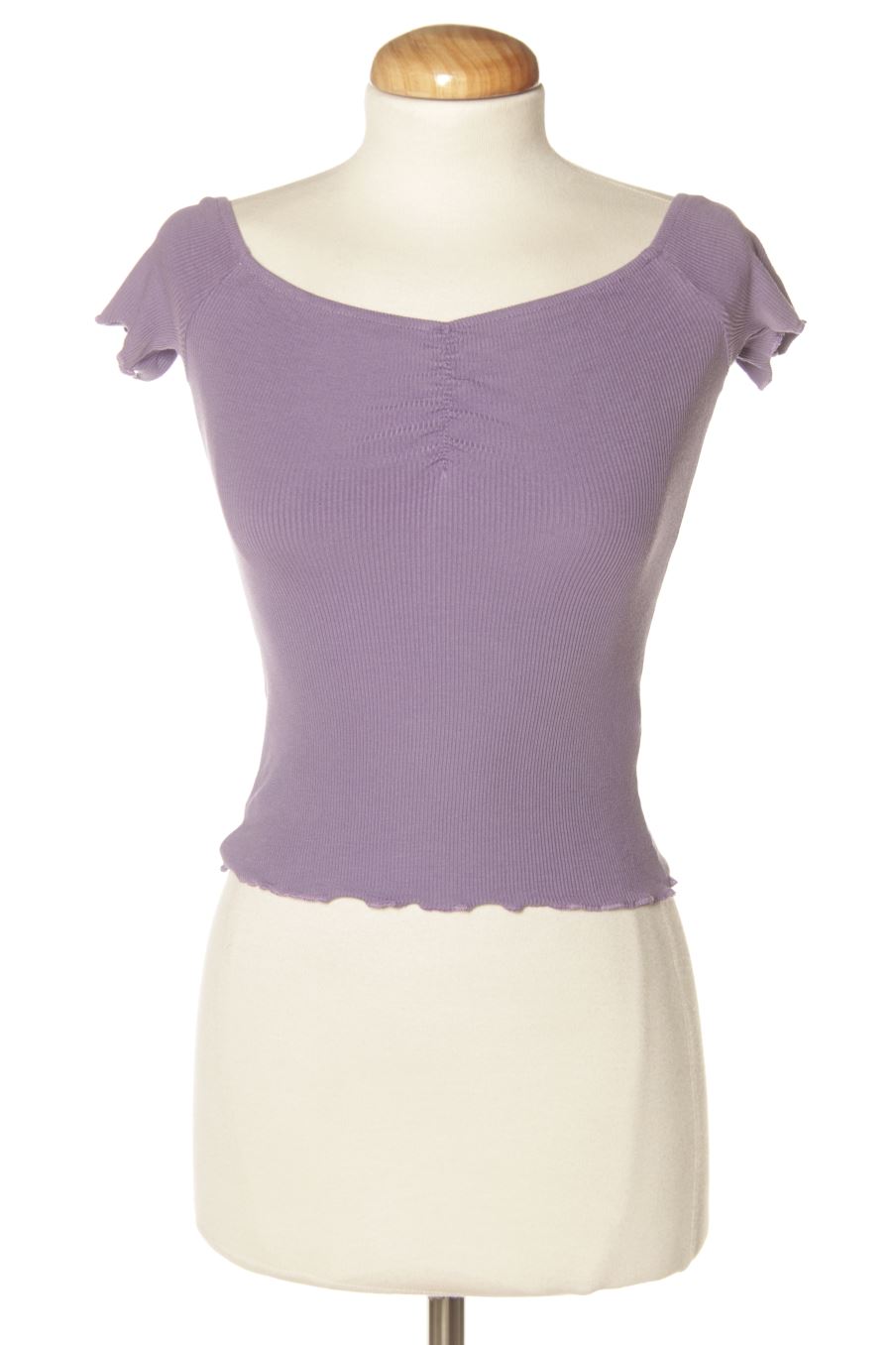 Top de Stradivarius de la talla S, de color viola