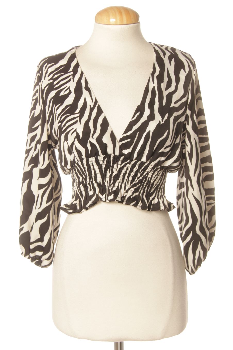 Blusa a maniche lunghe de PERCENTIL de la talla XS, de color stampa animalier