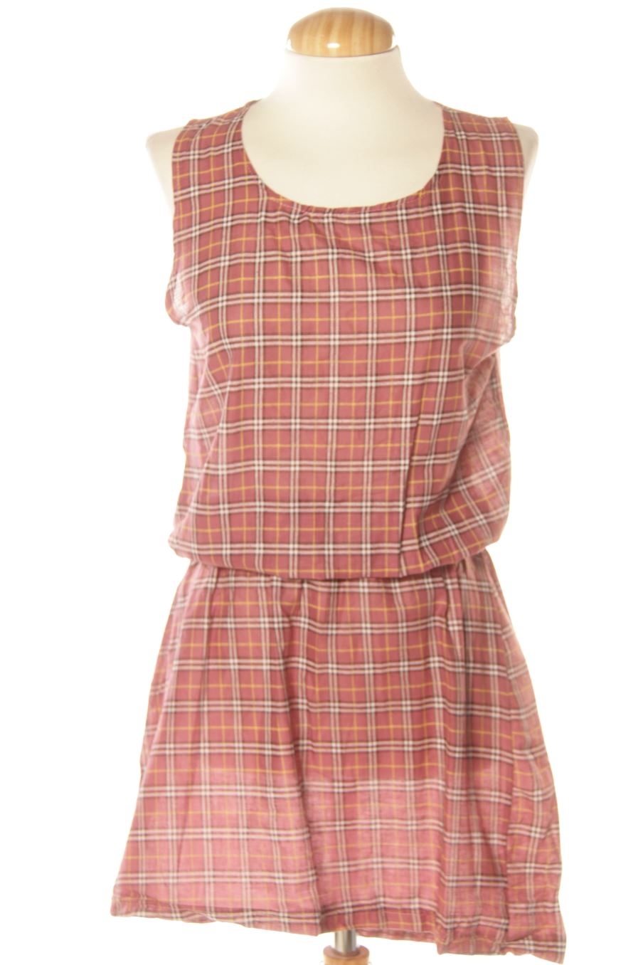 Vestito casual de lachula de la talla S, de color quadri