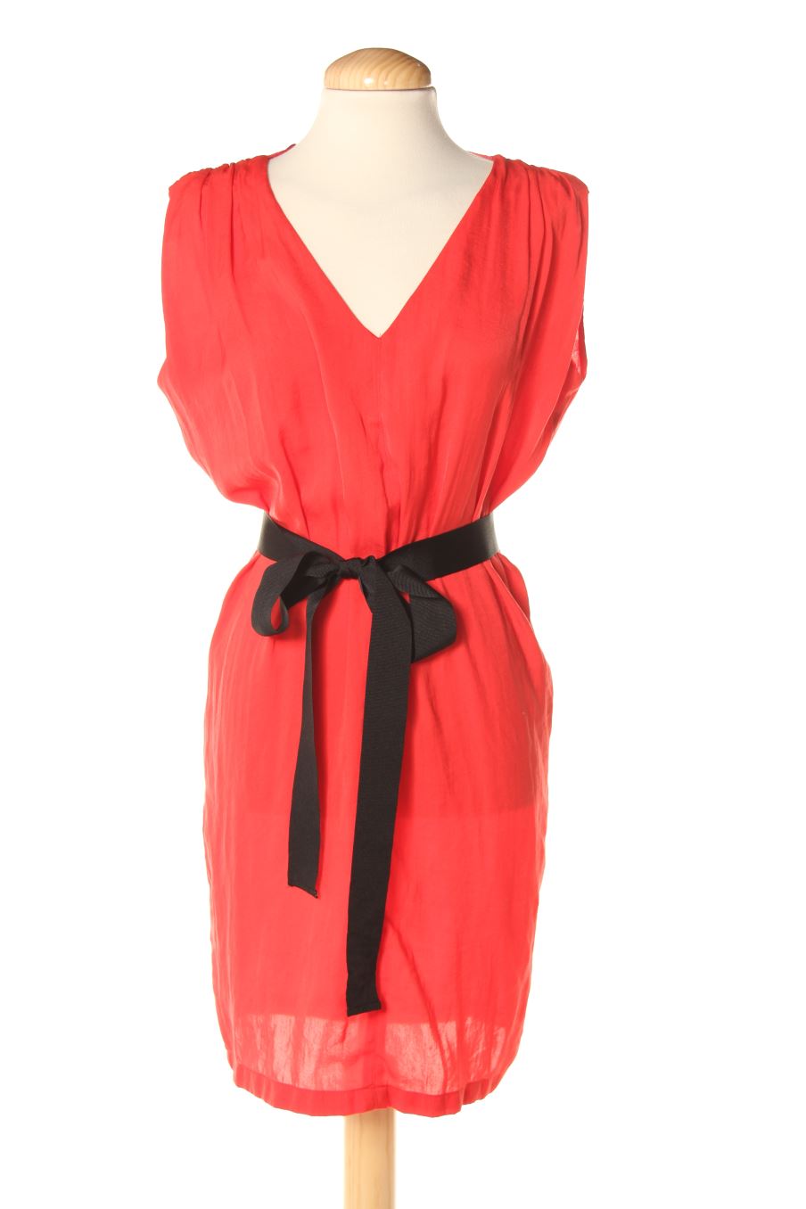 Robe casual Zara de la taille S, de couleur rouge