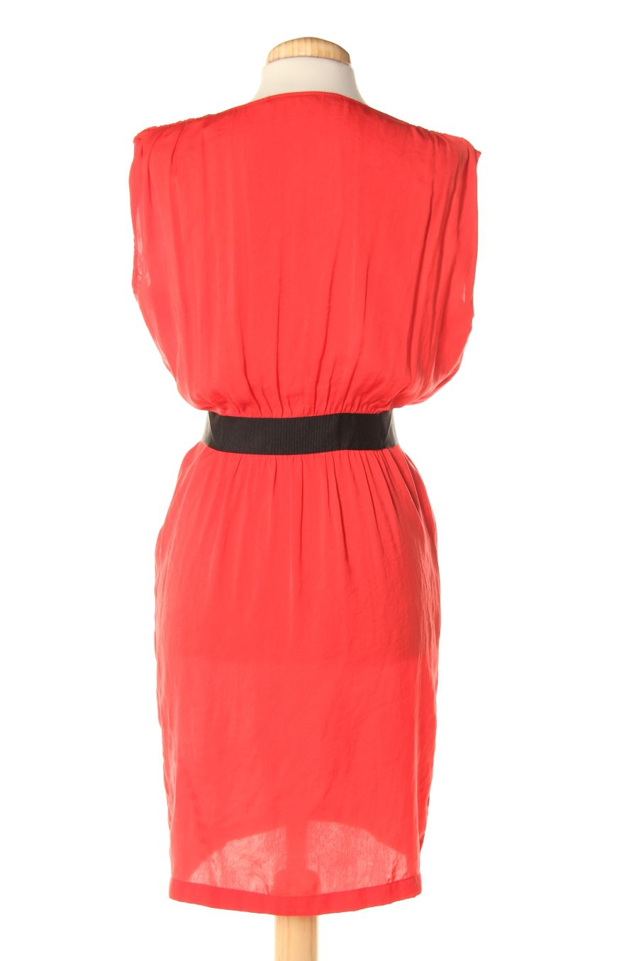 Robe casual Zara de la taille S, de couleur rouge