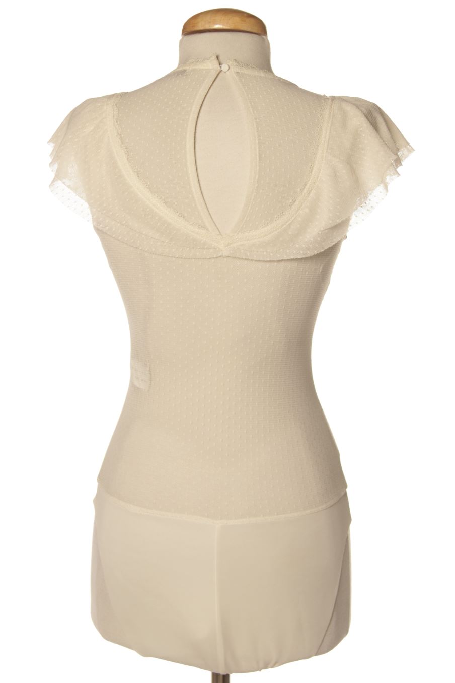Body de Bershka de la talla XS, de color beige