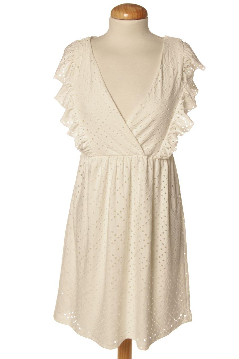 Robe casual Vero moda de la taille XS, de couleur blanc