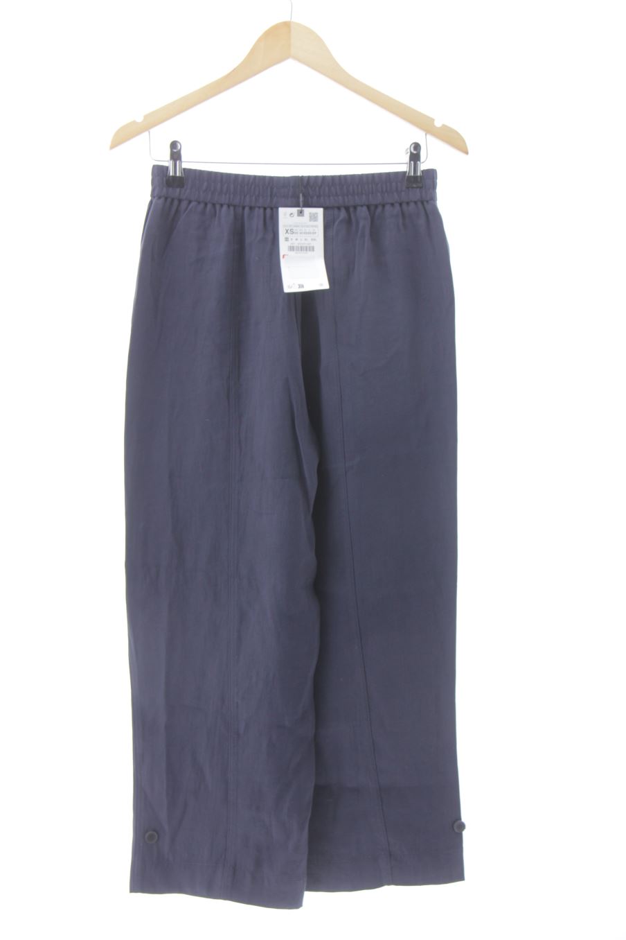 Pantalon Zara de la taille XS, de couleur bleu marine