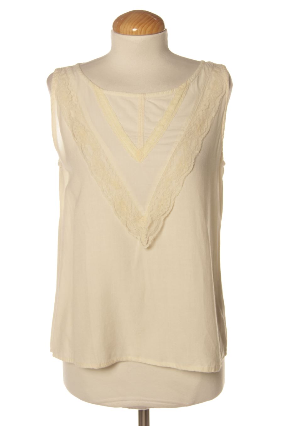 Top Strena de la taille S, de couleur beige