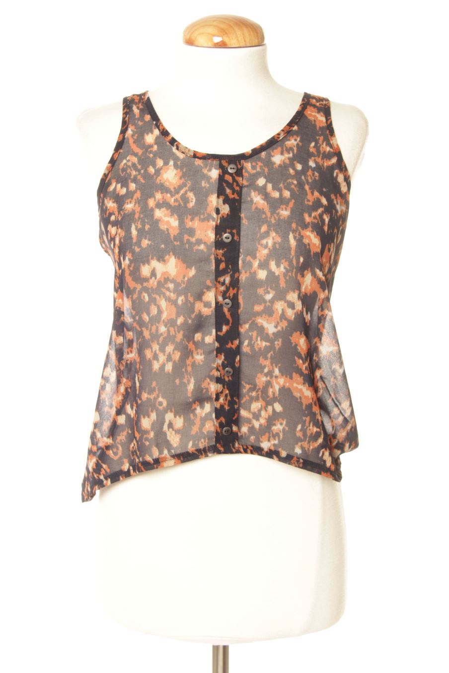 Aufwändiges Top von Double Agent Größe XXS, Farbe Aufdruck, für