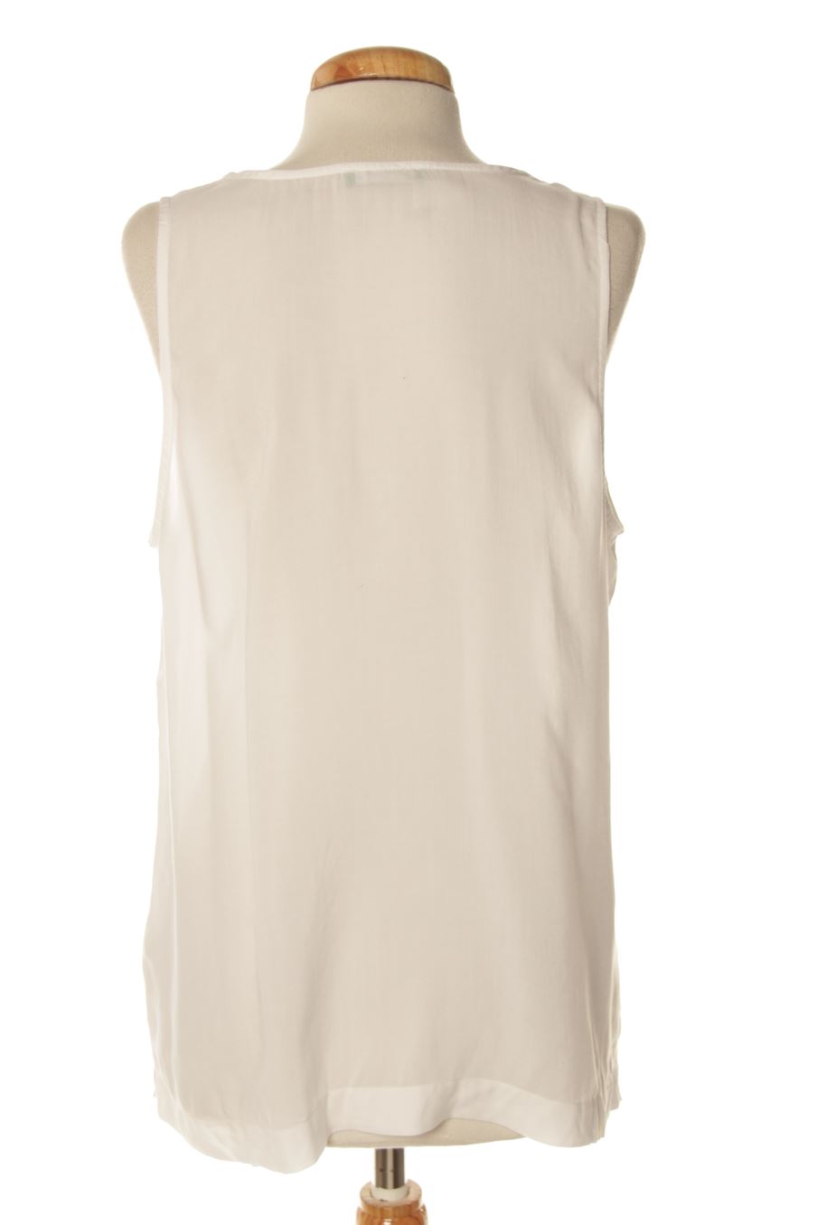 Top Benetton de la taille M, de couleur blanc