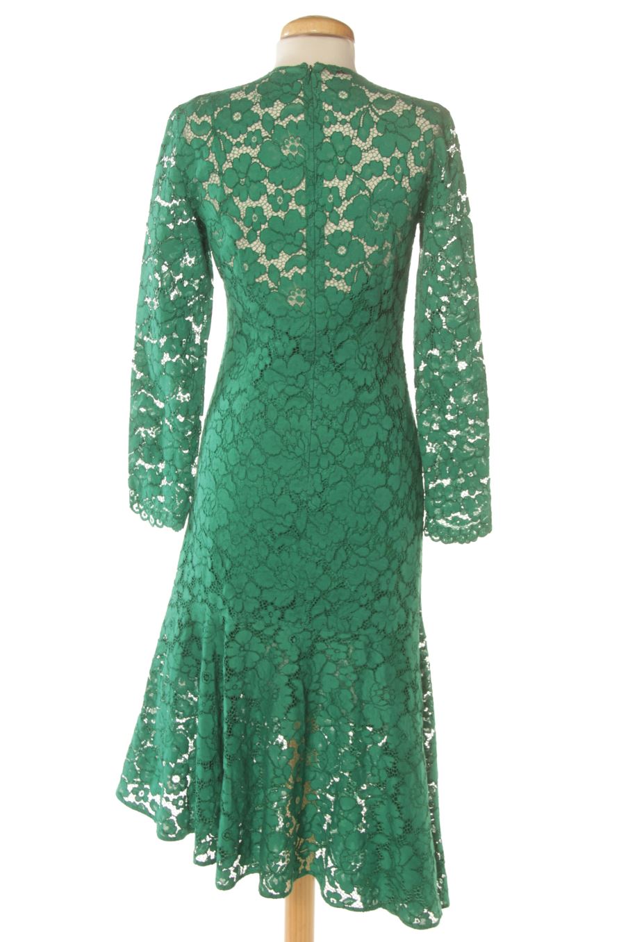 Vestido elegante de Carolina Herrera de la talla S, de color verde