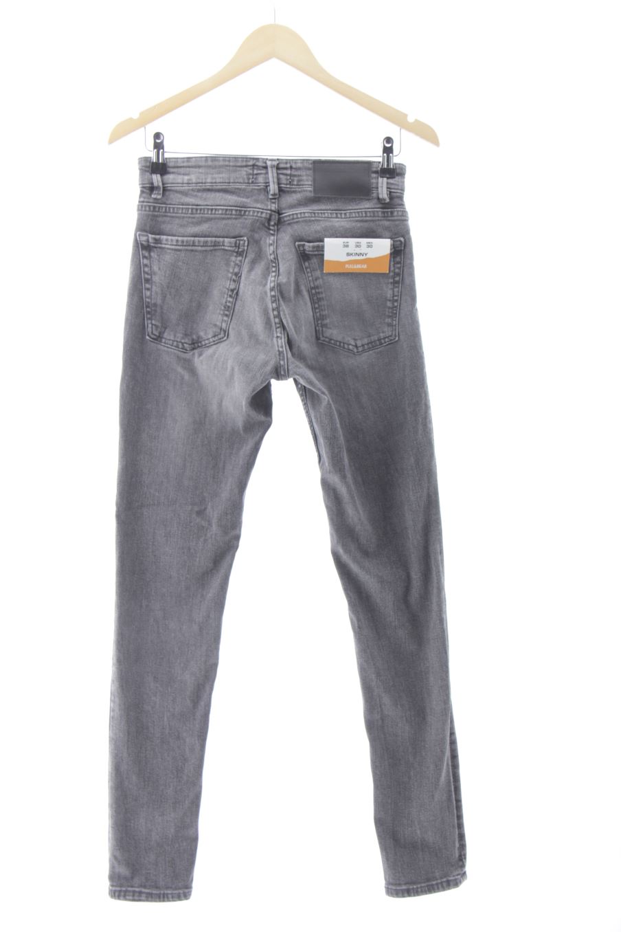 Jeans Pull & Bear de la taille 38, de couleur gris de denim