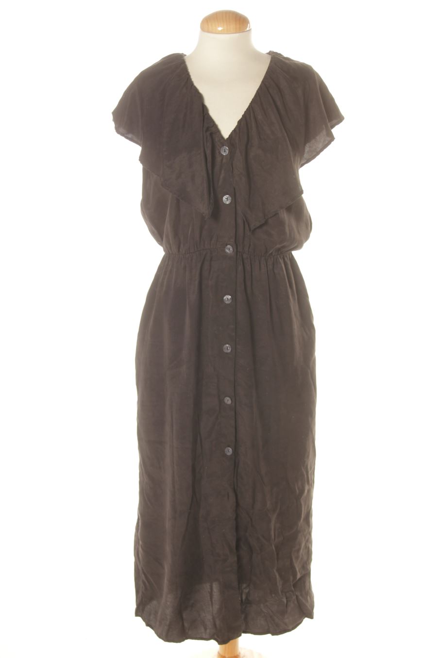 Robe casual Zara de la taille M, de couleur noir