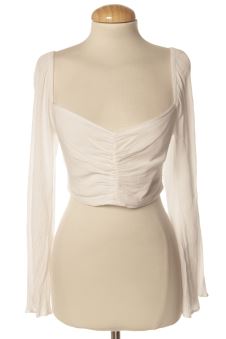 Blouse à manches longues S Stradivarius