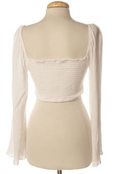 Blouse à manches longues S Stradivarius