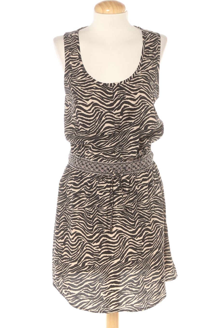 Einfaches Kleid von Kaporal Größe S, Farbe Animal print, für