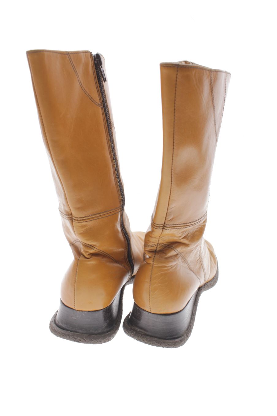 Botines de zampiere de la talla 37, de color marrón de