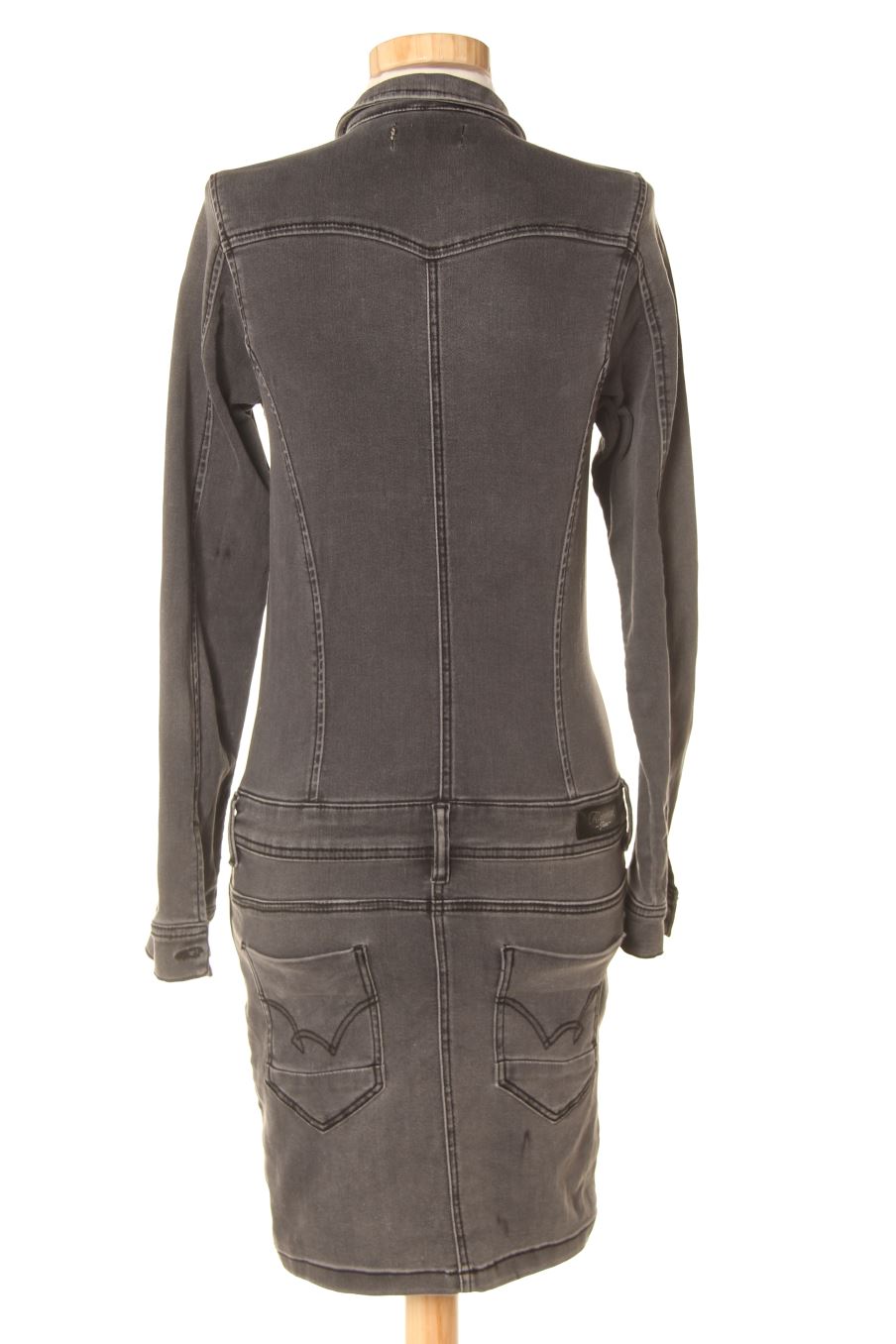 Robe casual Kaporal de la taille M, de couleur gris de denim