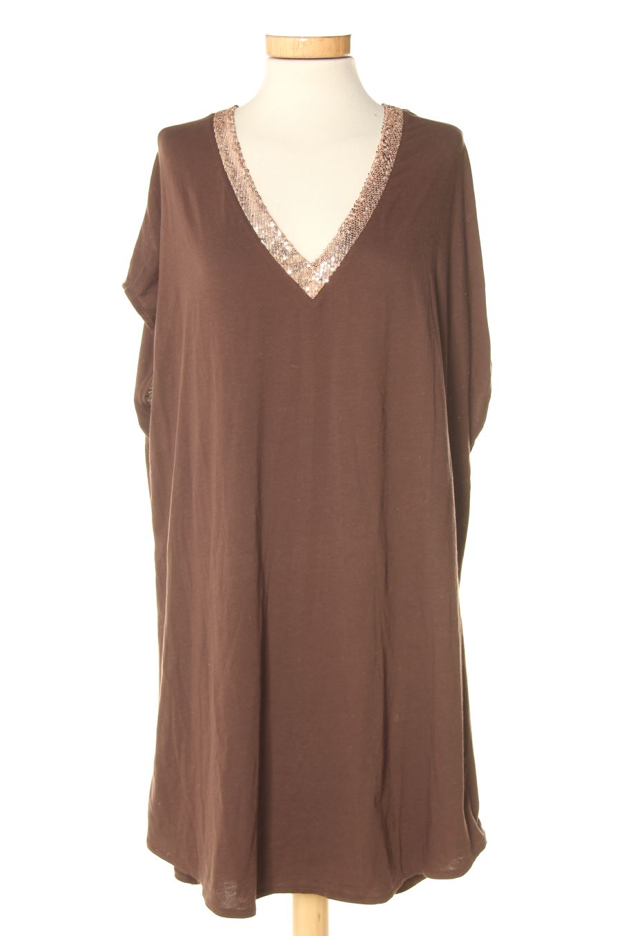 Robe casual Calzedonia de la taille Taille unique, de couleur marron