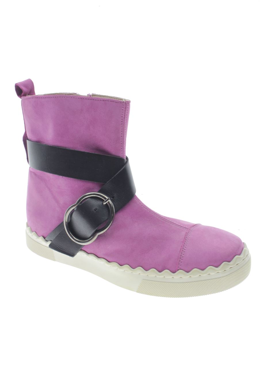 Botines de Miguel Palacio de la talla 37, de color morado de