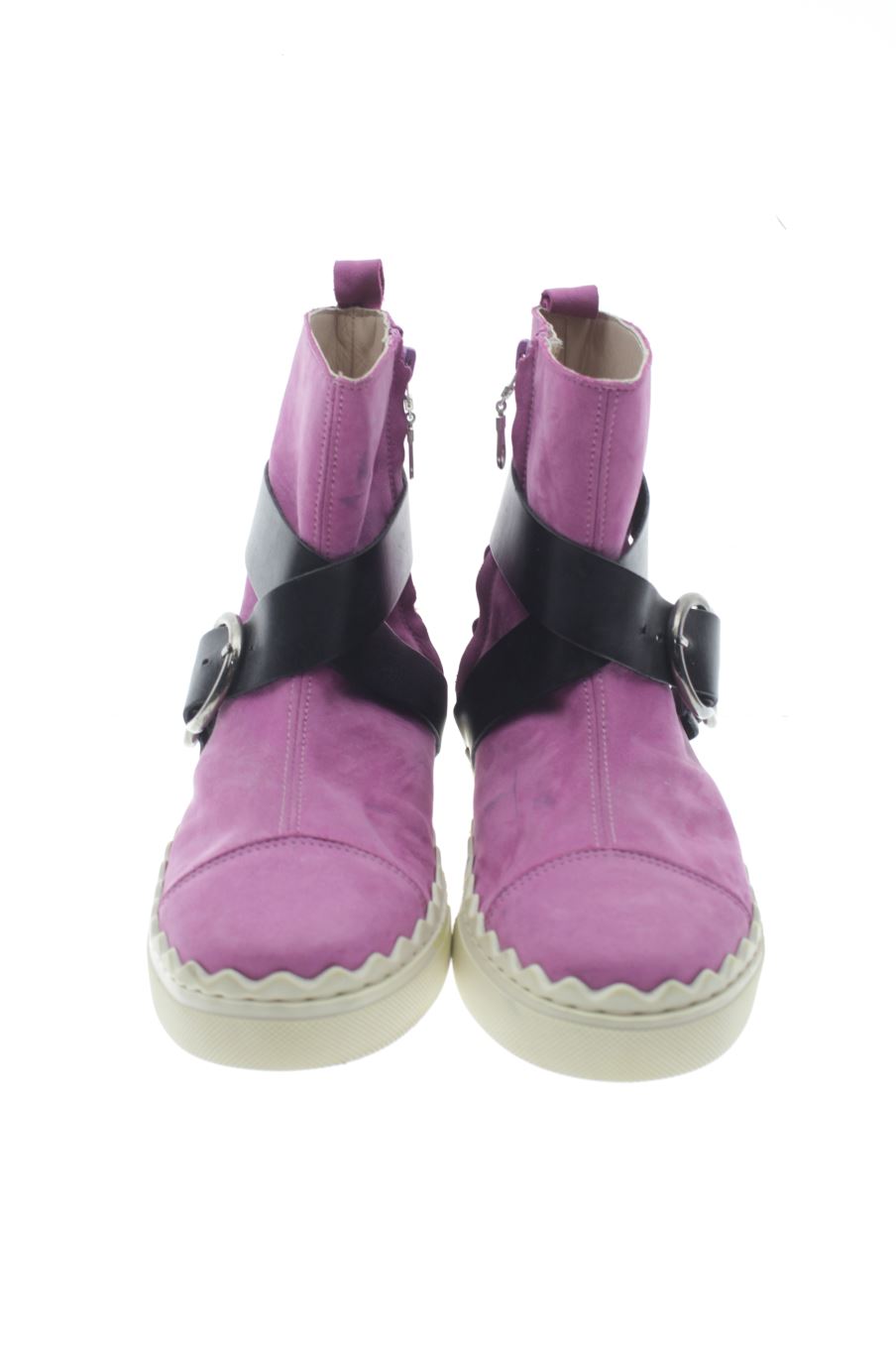 Botines de Miguel Palacio de la talla 37, de color morado de