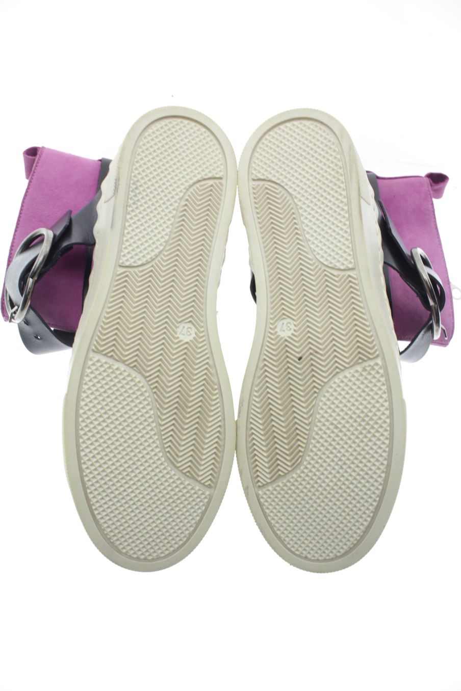 Botines de Miguel Palacio de la talla 37, de color morado de
