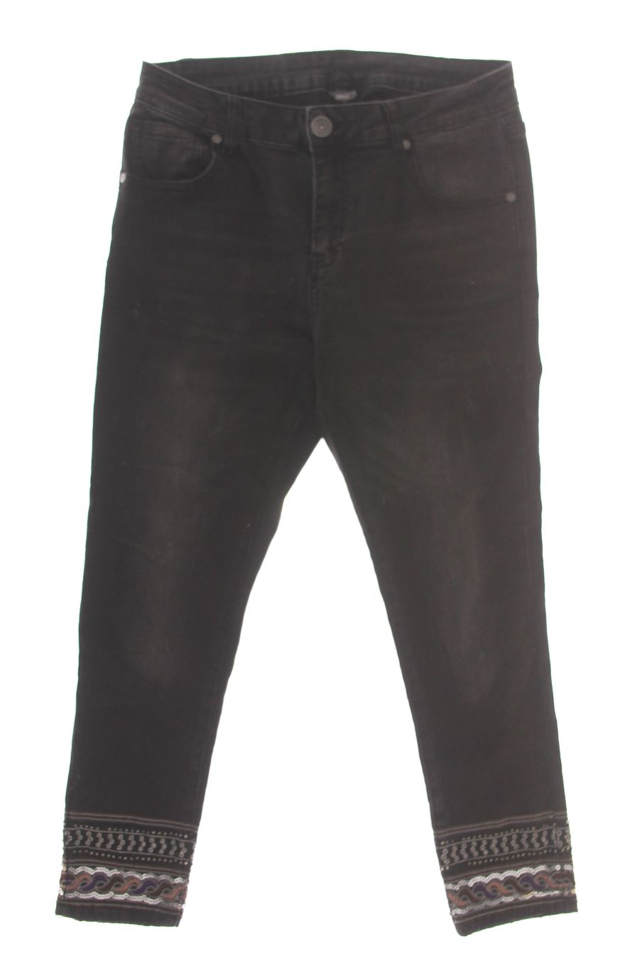 Vaquero de PERCENTIL de la talla 40, de color negro de ropa vaquera