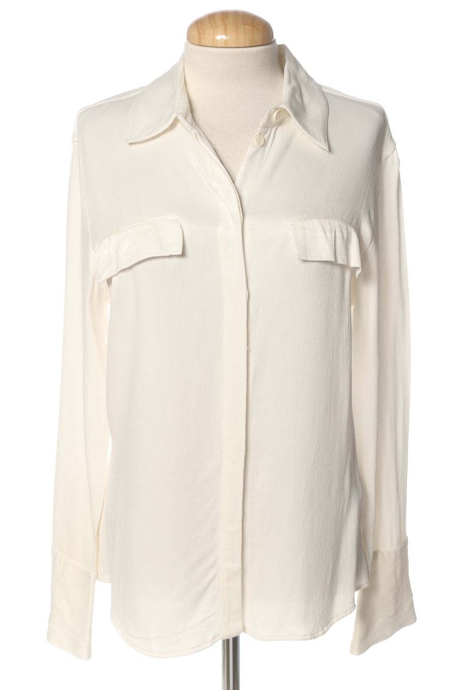 Chemise Zara de la taille S, de couleur blanc